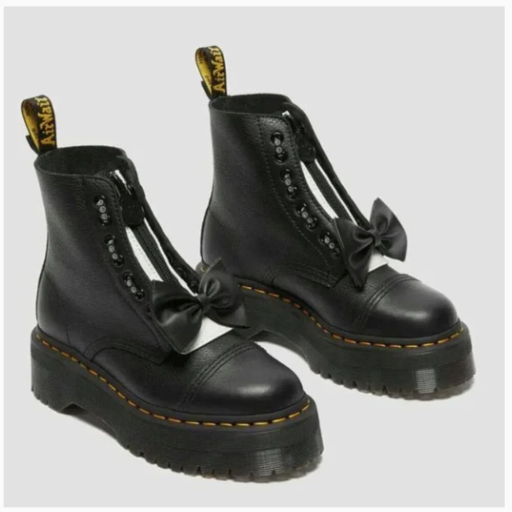 Dr. Martens | Sinclair Lazy Oaf Leather Platform Boots - Picture 1 of 11